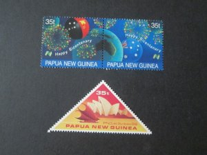 Papua New Guinea 1988 Sc 695-96 set MNH