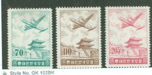 Korea #C20-C22 Unused Single (Complete Set)