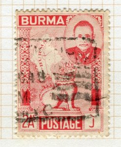 BURMA; 1948 early Independence issue fine used 2a. value