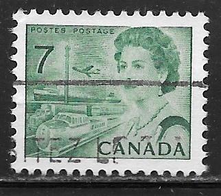 Canada 543: 7c Elizabeth II, single, used, VF