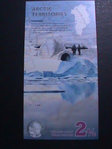 ARCTIC TERRITORIES-2013-COLLECTIBLE-LOVELY POLLAR BEAR-UNC-POLYMER CURRENCY-VF