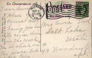 United States, Washington Franklins, Flags, Machine Cancel, California