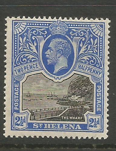 St Helena 1912 KGV SG 76 MOG (6cho)