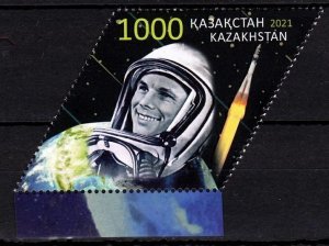 KAZAKHSTAN 2021-02 SPACE: Gagarin 1st Space Flight - 60 Years, MNH