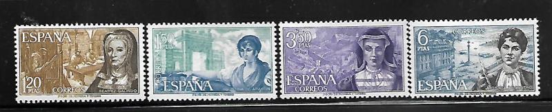 SPAIN, 1522-1525, MNH, FAMOUS WOMEN