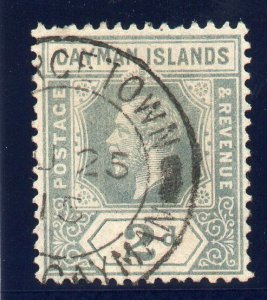 Cayman Island 1912 KGV 2d pale grey very fine used. SG 43. Sc 35.