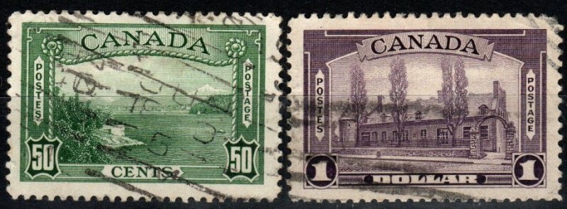 Canada #244-5 F-VF Used CV $13.75 (X1033)