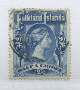 Falkland Islands QV 1898 2/6d used