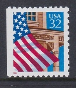 2916 Flag Over Porch Booklet Single  MNH