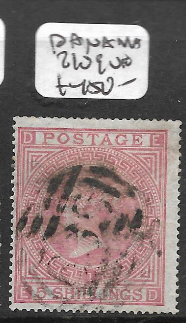 PANAMA  (P1109B) GREAT BRITAIN QV USED IN 5/- Z109  VFU