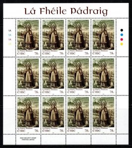 IRELAND SG1886 2008 ST PATRICKS DAY SHEETLET MNH