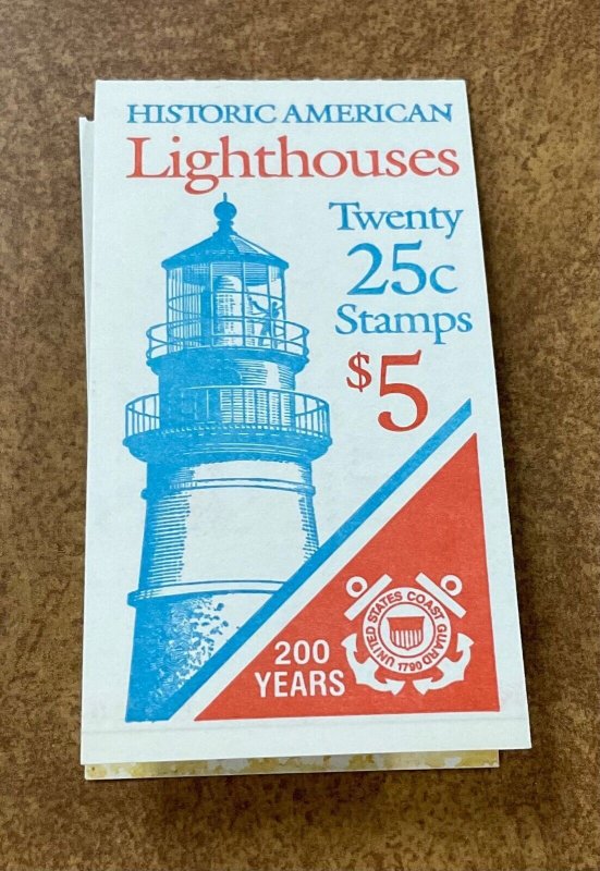 2474a  25c  Lighthouse stamps MISSING WHITE ERROR  4 panes