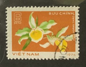 Vietnam 1976 Scott 806 used - 6xu,  Flowers, Orchids