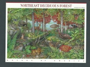 U S Full Sheet Of Mint Stamps Scott #3899 Northeast Deciduous Forest See Info