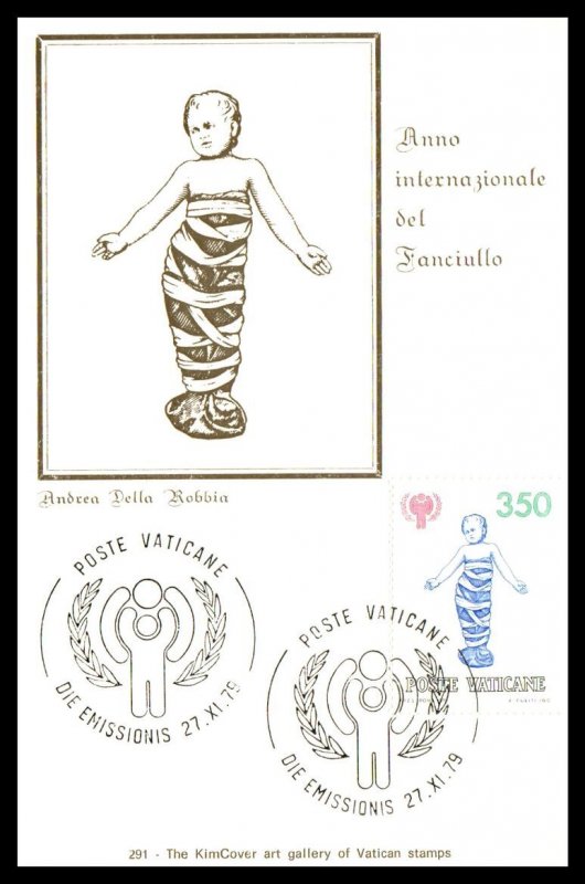 Vatican City 664-667 Set of Four Maxi Cards U/A FDC