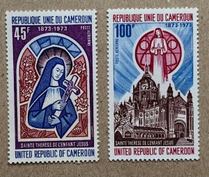 Cameroun 1973 St. Theresa, MNH. Scott C195-C196, CV $2.45