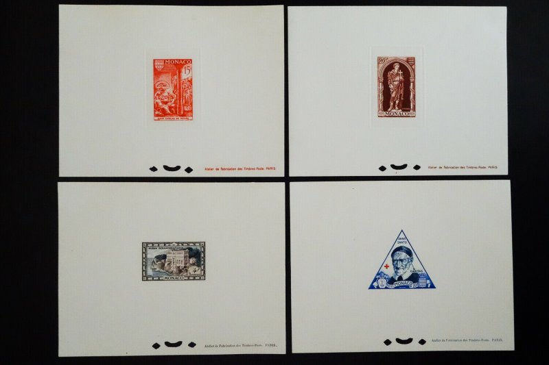 Monaco #262-73 Deluxe Stamp Set of Madonna Die Proofs