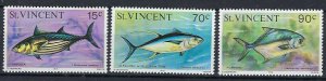 St Vincent 472-74 MNH 1976 Fish