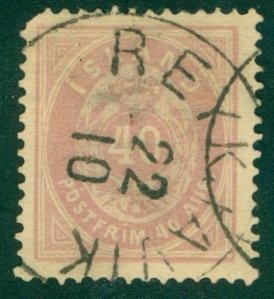 ICELAND 18 USED RL 4026 CV $45.00 BIN $17.50