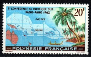 French Polynesia #198 F-VF Unused CV $17.50 (X4371)