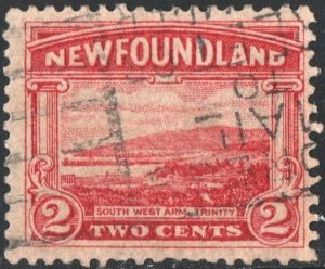 Newfoundland SC#132 2¢ South West Arm, Trinity (1923) Used