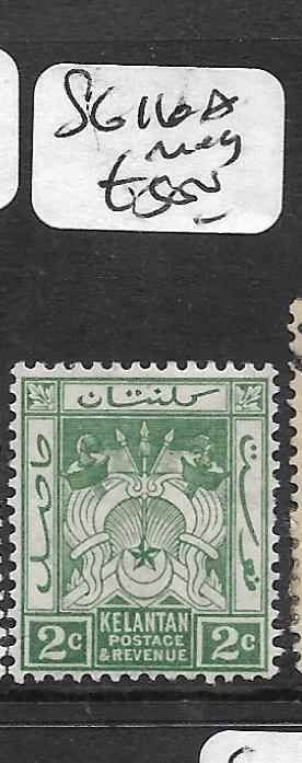 MALAYA  KELANTAN    (P1007B)  ARMS 2C   SG 16A   MOG