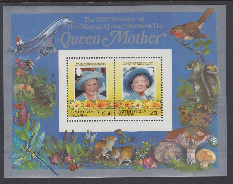 British Virgin Islands 519 Souvenir Sheet MNH VF