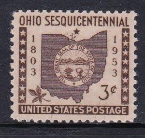 1018 Ohio Statehood MNH