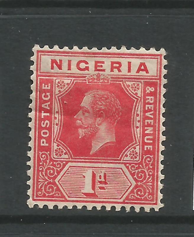   NIGERIA  1914-29   1d  KGV   MH     SG 2