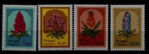 Madeira Scott 77-80 MNH** 1981 regional Flower set CV $2.70