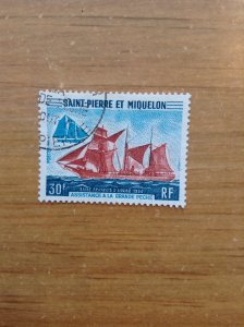 St Pierre & Miquelon SC 408 used