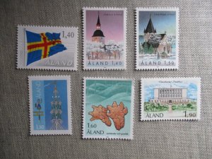 Aland, Scott# 7, 8, 9, 9A, 10, 11, MNH