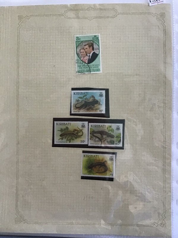 Kiribati  stamp album  pages R23489