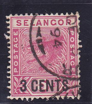 Selangor  Scott#  27  Used