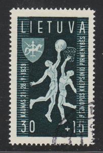 Lithuania Basketball (Scott #B53) Used 