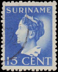 Suriname #175, Incomplete Set, 1941-1946, Used