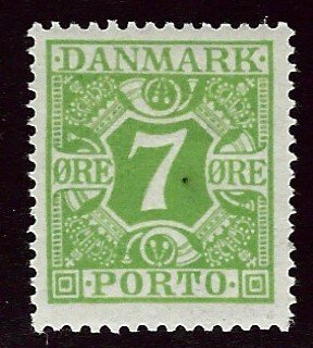 Denmark SC J13 Mint F-VF w/dot SCV$15.00....Worth a Close Look!