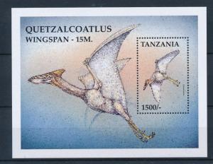 [26786] Tanzania 1999 Pre Historic Animals Dinosaurs MNH  Souvenir Sheet