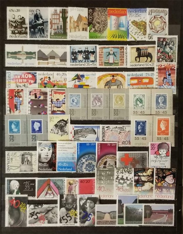 NETHERLANDS Semi-Postal MNH OG Stamp Lot T2258