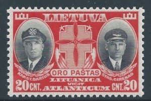 Lithuania #C79 NH 20c Capts. Darius & Girenas