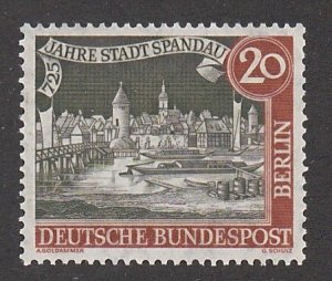 Germany - Berlin # 9N144, City of Spandau 725th Anniversary, Mint NH, 1/2 Cat.