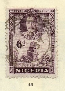 Nigeria 1930s Early Issue Fine Used 6d. NW-170233