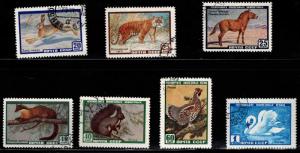 Russia Scott 2213-2219 Used CTO animal set