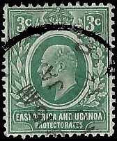 EAST AFRICA AND UGANDA   #32 USED (3)