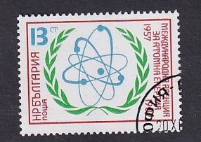 Bulgaria   #3280   cancelled   1987   atomic energy