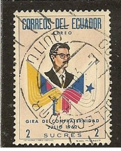 Ecuador   Scott C410  Flags    Used