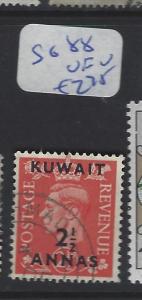 KUWAIT  (P2409B)  KGVI ON GB  2 1/2A SURCH SG 88   VFU