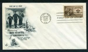1950 BOY SCOUTS Cachet FDC - Clean & NICE!!