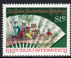 1498 - Austria 1975 - The 200th Anniversary of Salzburg's National Theatre - MNH