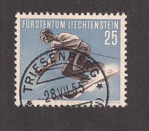 LIECHTENSTEIN SC# 291 F-VF U 1955